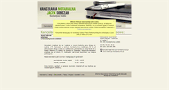 Desktop Screenshot of notariusz-konstantynow.pl
